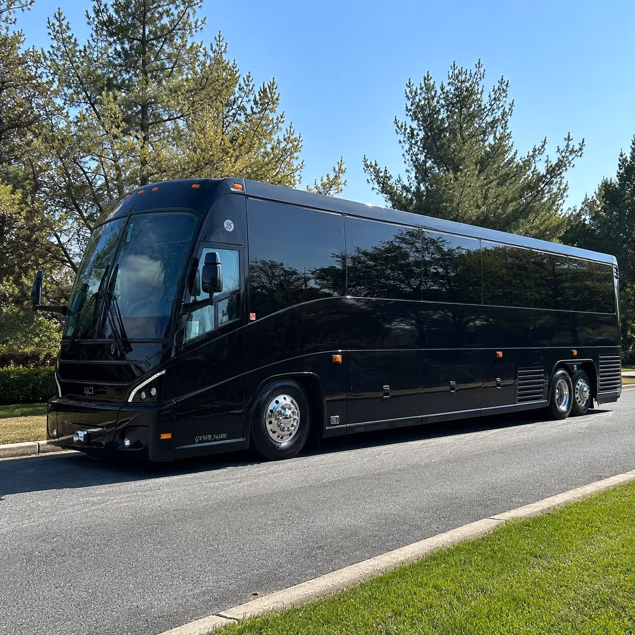 toms river charter bus services exterior