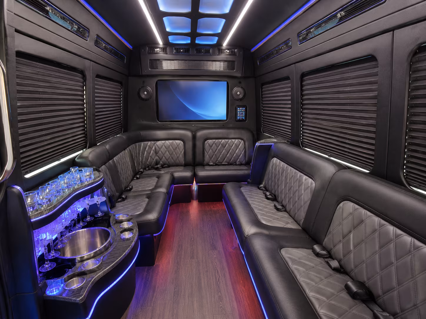 toms river party bus interior